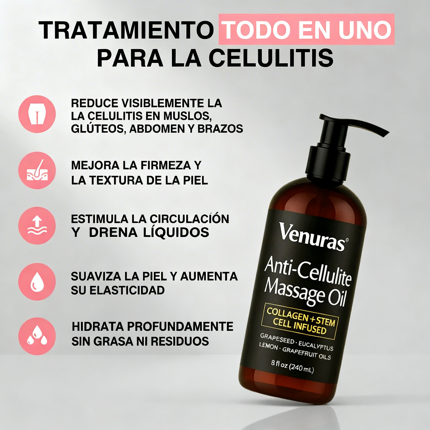 AceiteSlim Pro – Aceite Reductor Anticelulítico con Colágeno y Células Madre