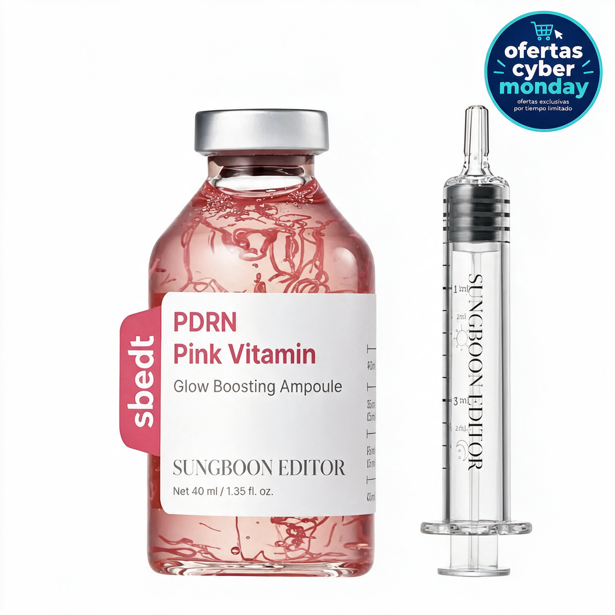 Pink Vitamin Glow Pro™ Sérum Energizante con PDRN y Vitamina B12