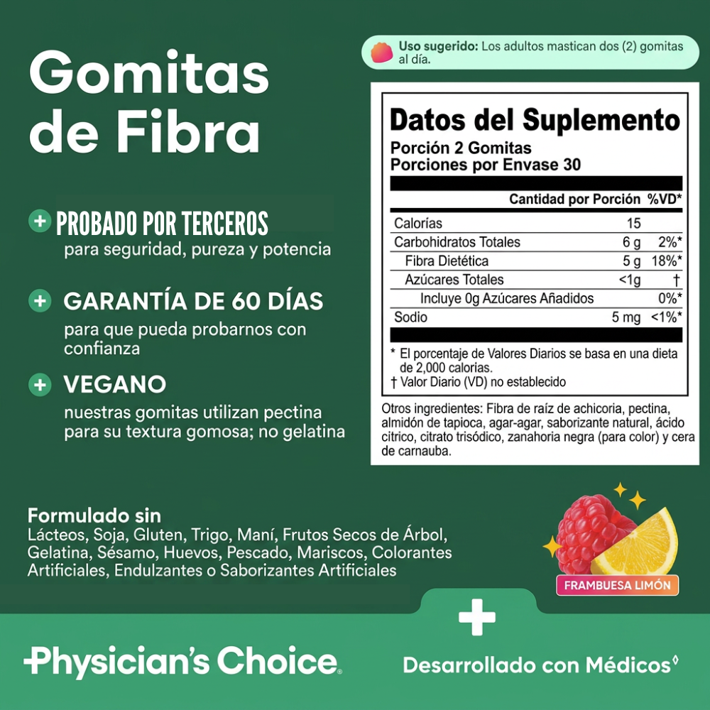 FiberGummies Pro™ – Digestión Activa con Fibra Prebiótica