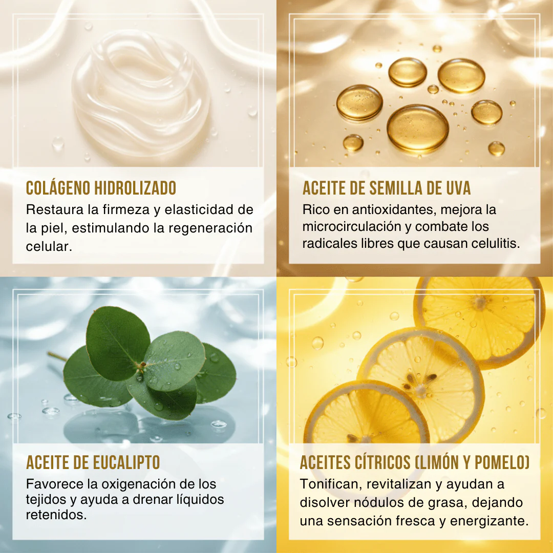 AceiteSlim Pro – Aceite Reductor Anticelulítico con Colágeno y Células Madre