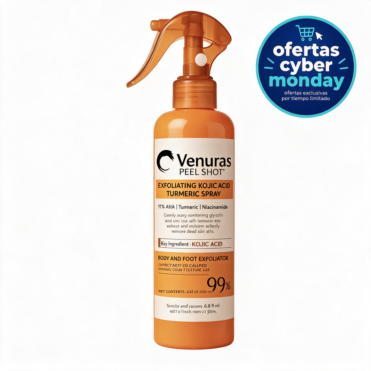 Spray Aclarante Peel Shot – Borra la Piel Opaca y Revela tu Brillo Natural
